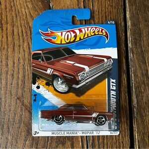 Mattel Hot Wheels Muscle Mania Mopar '12 | '67 Red Plymouth GTX